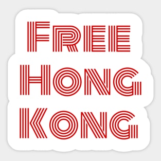 Free Hong kong Sticker